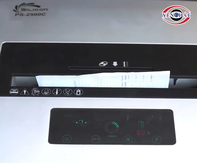 Máy hủy tài liệu công nghiệp Silicon PS-2500C