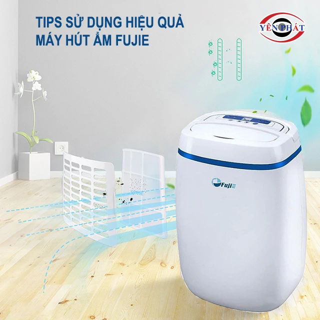 tips sử dụng máy hút ẩm Fujie