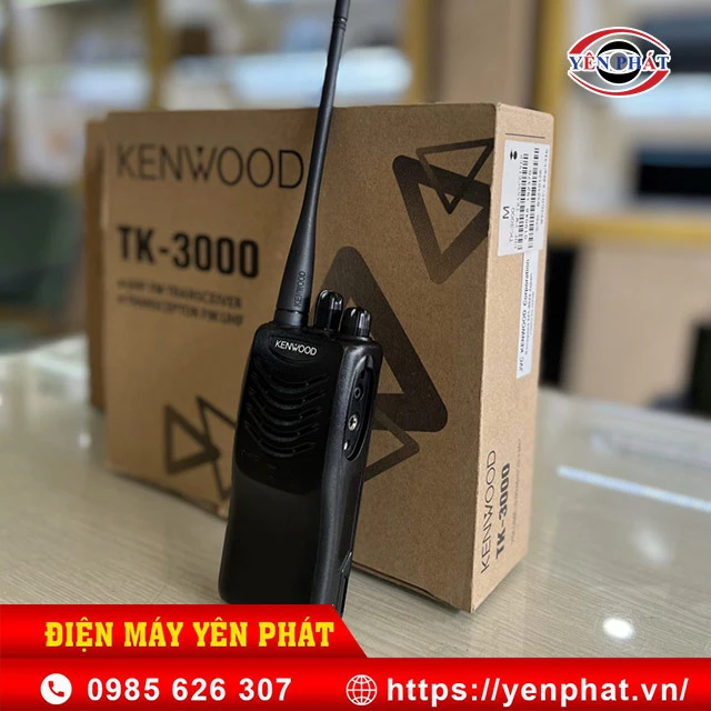 yên phát cung cấp bộ đàm liên lạc Kenwood Tk-3000 giá rẻ