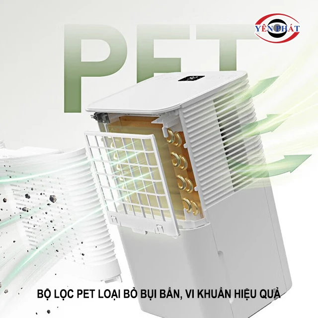 bộ lọc pet của máy hút ẩm Midea 