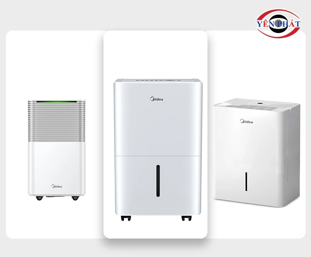 thiết kế của máy hút ẩm Midea 