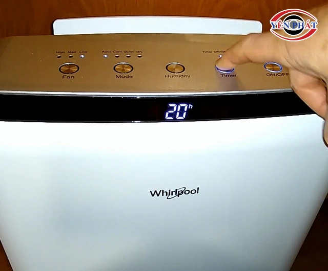 cách sử dụng máy hút ẩm Whirlpool