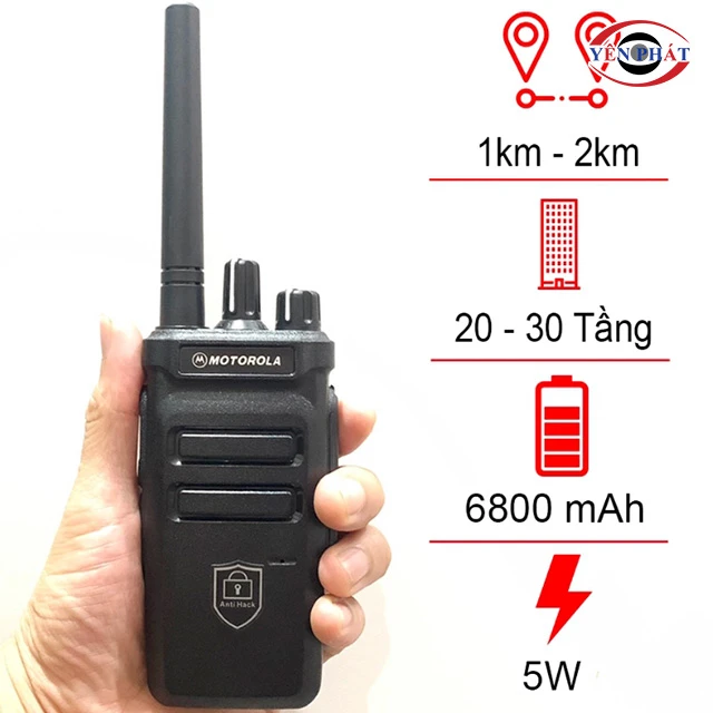 cự ly liệc lạc của Máy bộ đàm Motorola GP 320