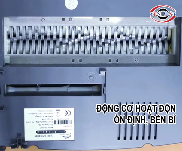 Máy hủy tài liệu Silicon PS-200C hoạt động ổn định, bền bỉ
