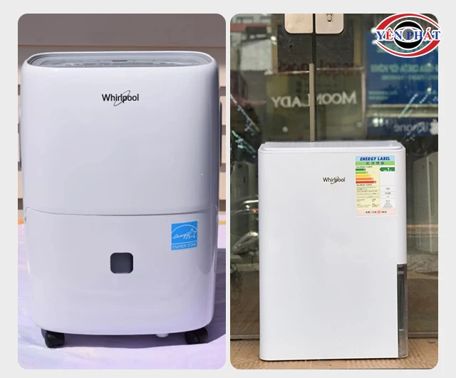 thiết kế của máy hút ẩm Whirlpool