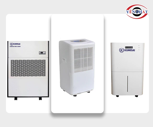thiết kế của máy hút ẩm Kumisai 
