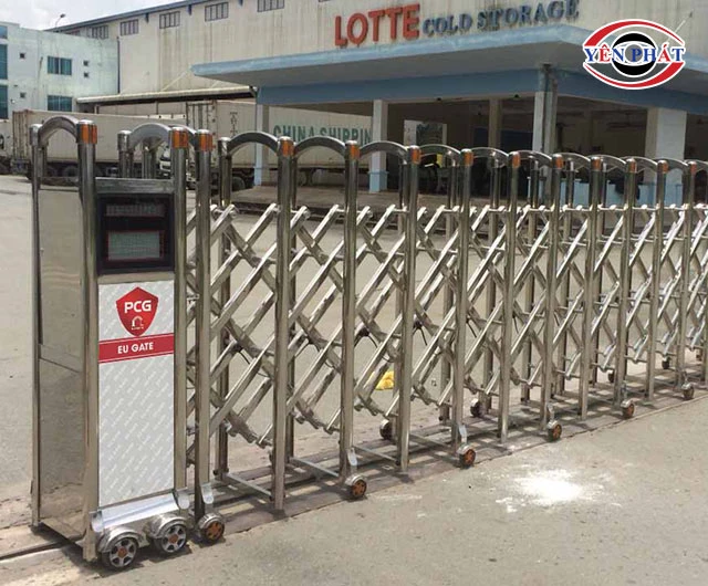 xác định chiều cao cổng xếp inox