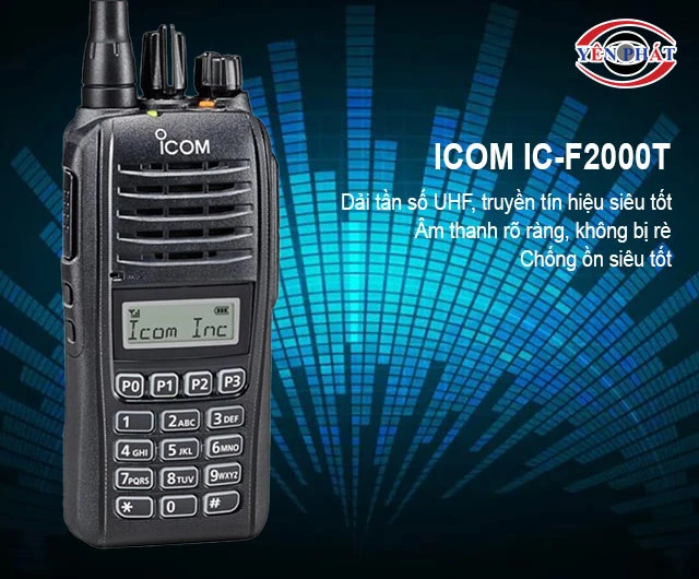 âm thanh của Icom IC-F2000T