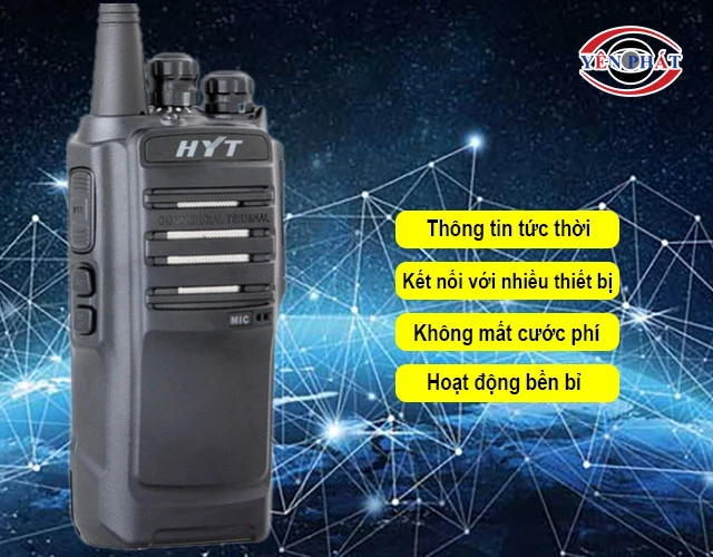 Lợi ích khi dùng bộ đàm HYT TC 500S