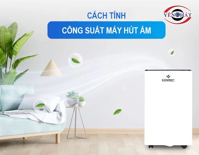 Cách tính công suất máy hút ẩm phù hợp với diện tích phòng