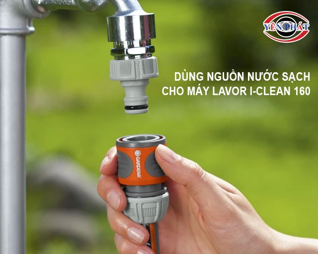 kết nối nguồn nước sạch cho máy