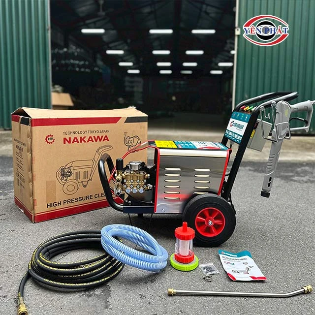 Máy rửa xe piston sứ Nakawa 2380PSI