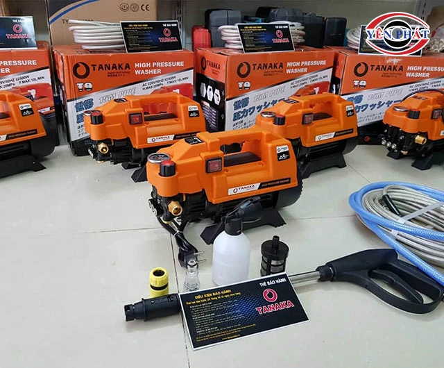 #8 Máy rửa xe Tanaka: Giá rẻ, Siêu bền, Tiết kiệm nước