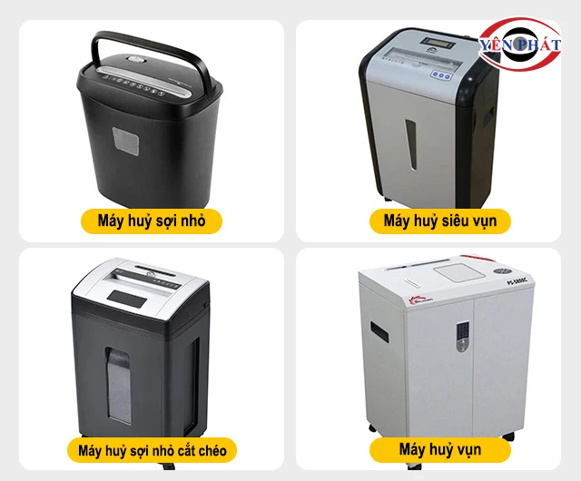 máy hủy tài liệu Silicon đa dạng kiểu huỷ
