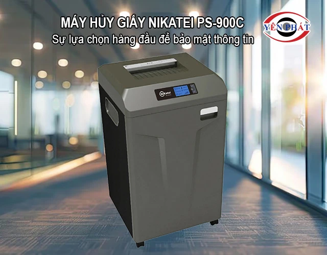 thiết kế của máy hủy tài liệu Nikatei PS-900C
