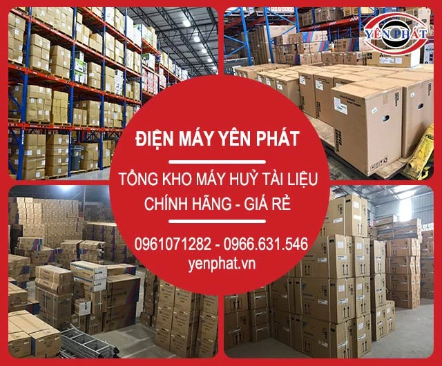 yên phát cung cấp máy hủy giấy Silicon chính hãng