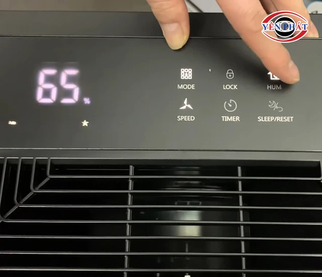 Chỉnh mức ẩm mong muốn