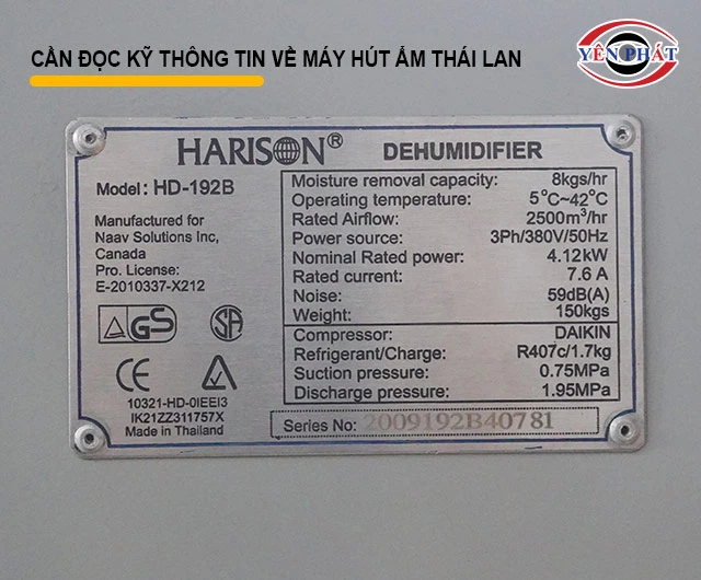 đọc kỹ thông tin về máy trước khi mua