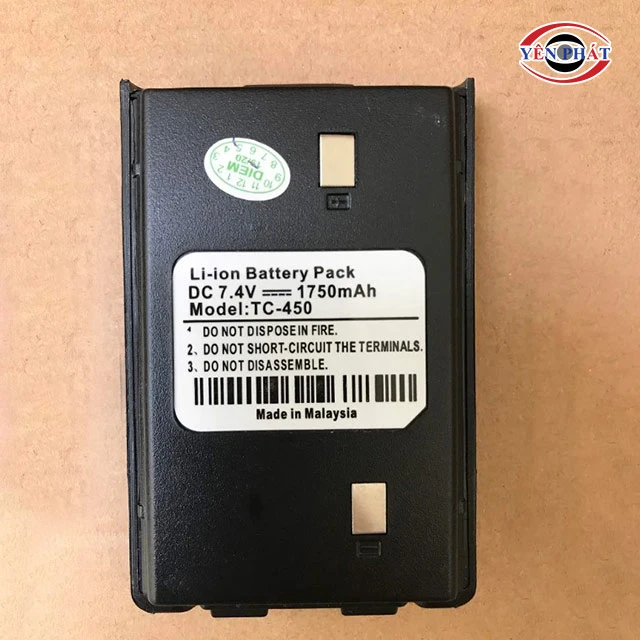 pin của bộ đàm