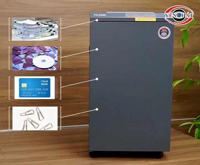 máy hủy tài liệu Silicon PS-536C
