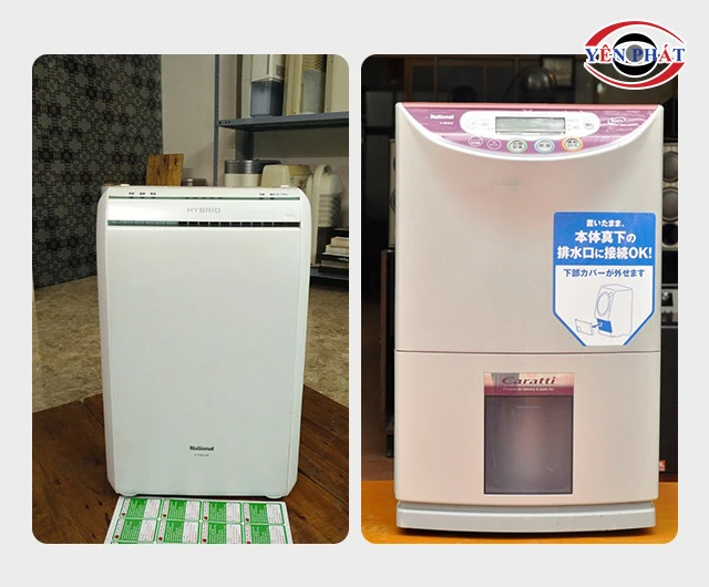 thiết kế của máy hút ẩm National 