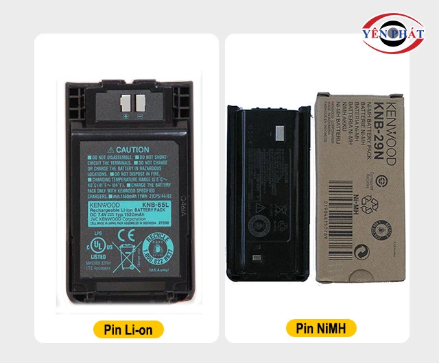 các loại pin phù hợp với sạc