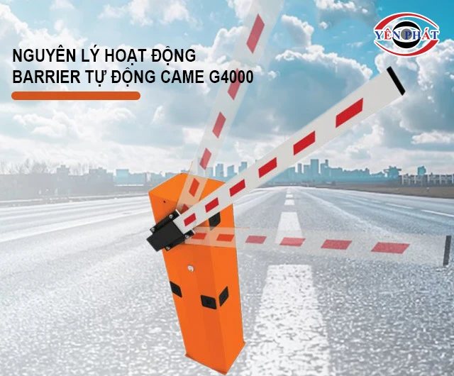 nguyên lý hoạt động của barrier Came G4000