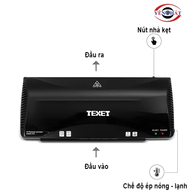 các nút trên máy