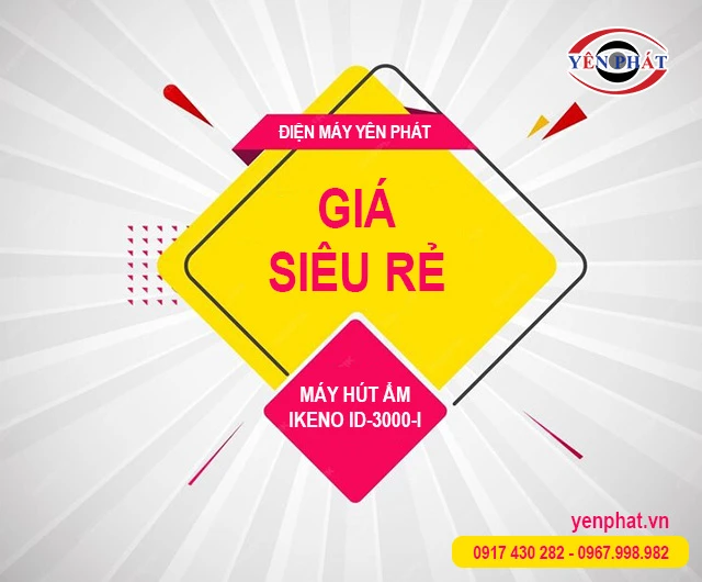 giá bán của Máy hút ẩm IKENO ID-3000-I