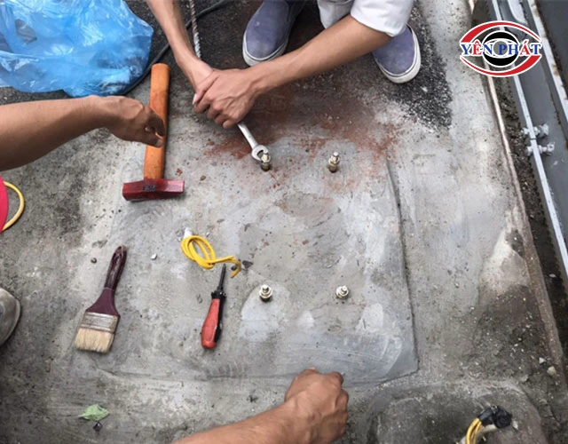 Hoàn thiện phần đế móng