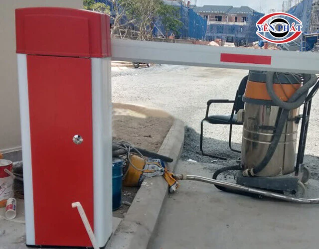 Lắp đặt trụ barrier