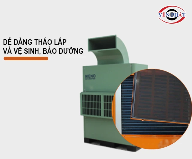 Dễ tháo lắp vệ sinh