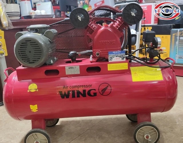 Máy nén khí cho tiệm sửa xe máy Wing