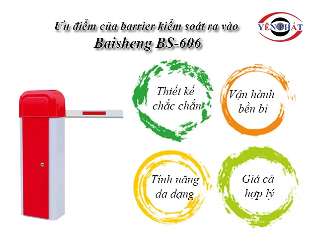 ưu điểm của cổng Baisheng BS-606 