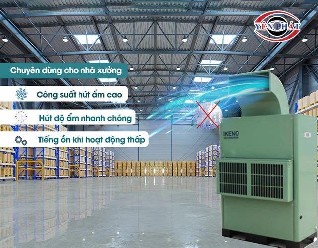 ưu điểm của Máy hút ẩm IKENO ID-3000-I