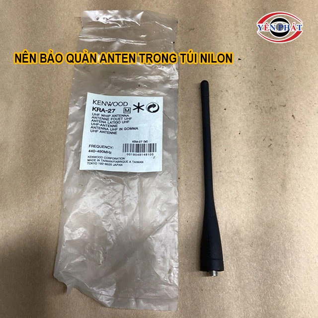 nên bảo quản anten trong túi nilon