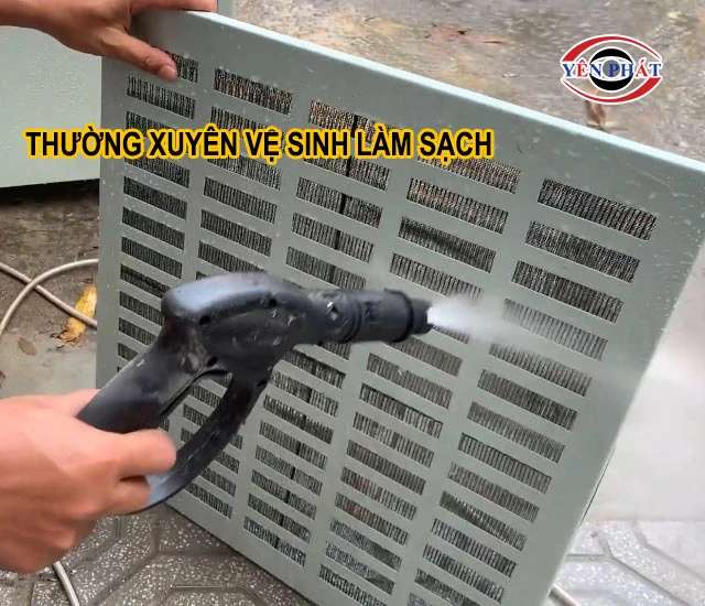Thường xuyên vệ sinh làm sạch