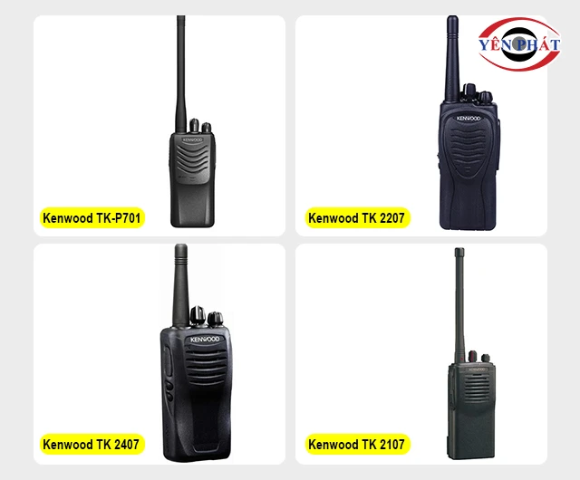 các bộ đàm tương thích với Kenwood EMC-3