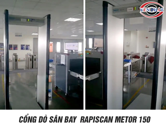 cổng dò kim loại sân bay Rapiscan Metor 150
