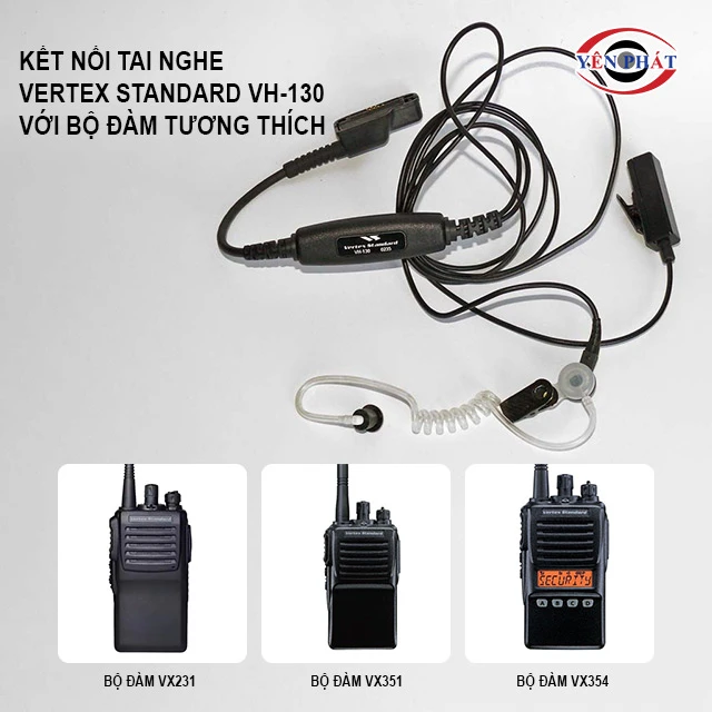 dùng Vertex Standard VH-130 đúng bộ đàm