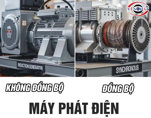 So sánh máy phát điện đồng bộ và không đồng bộ