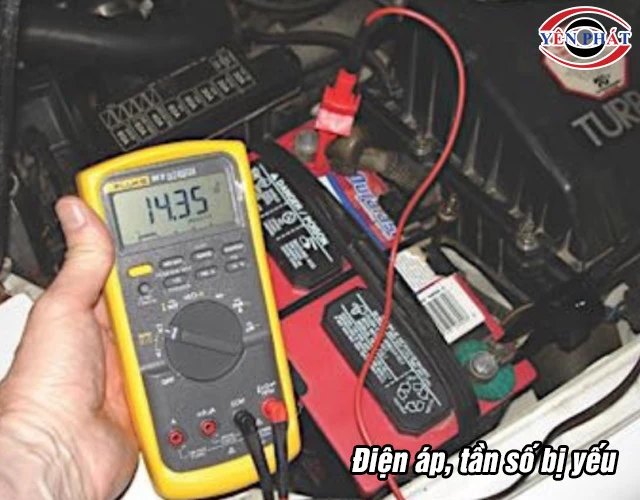 Sự cố máy phát điện điện áp yếu