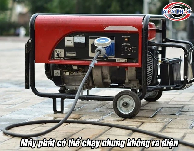 Sự cố máy phát điện không ra điện