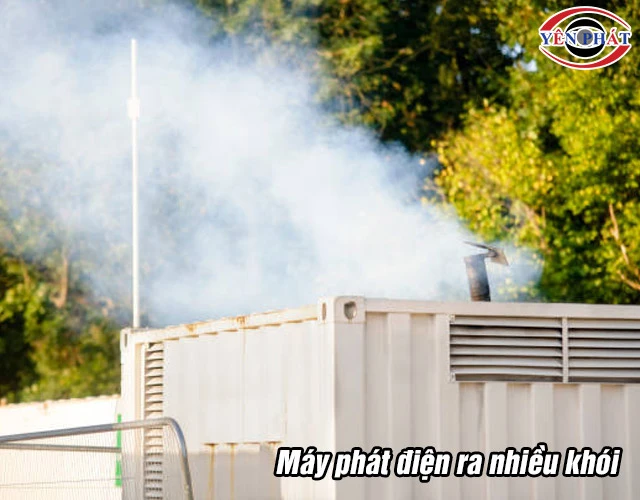 Sự cố máy phát điện ra nhiều khói