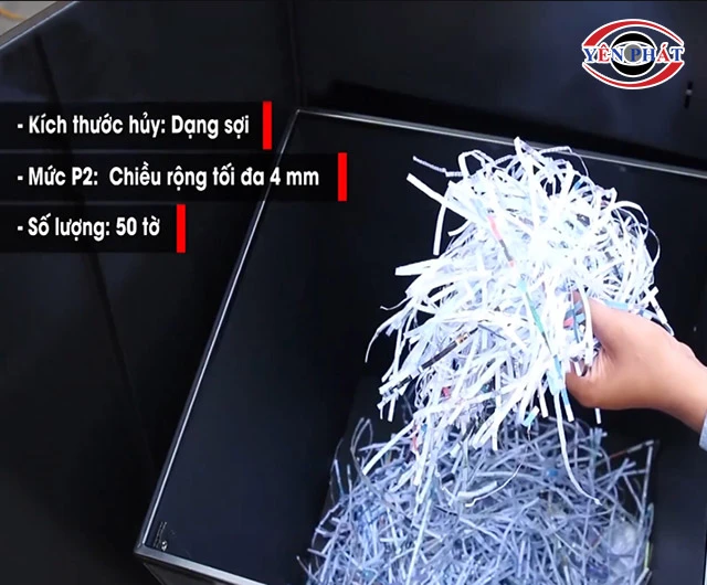 kích thước sợi huỷ