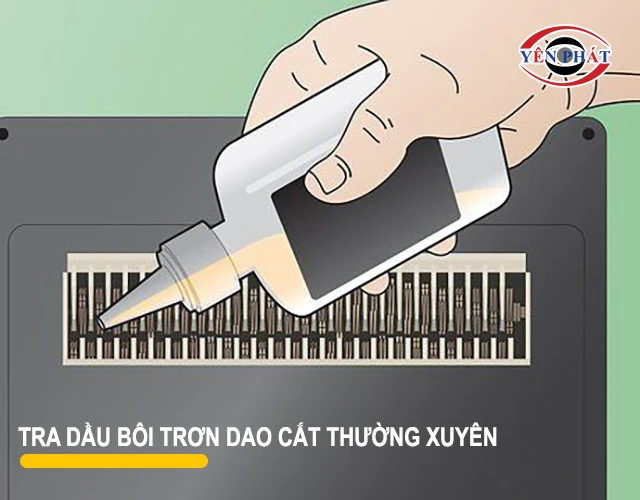 tra dầu bôi trơn dao cắt