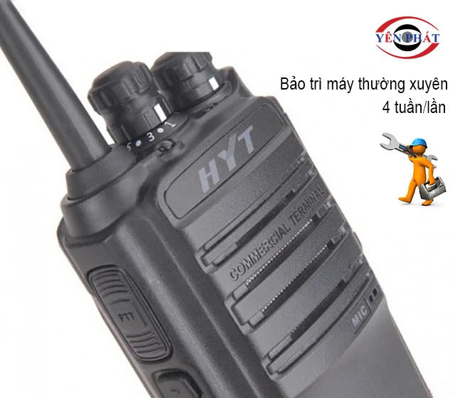 cần bảo dưỡng bộ đàm HYT TC-446S (UHF) định kỳ