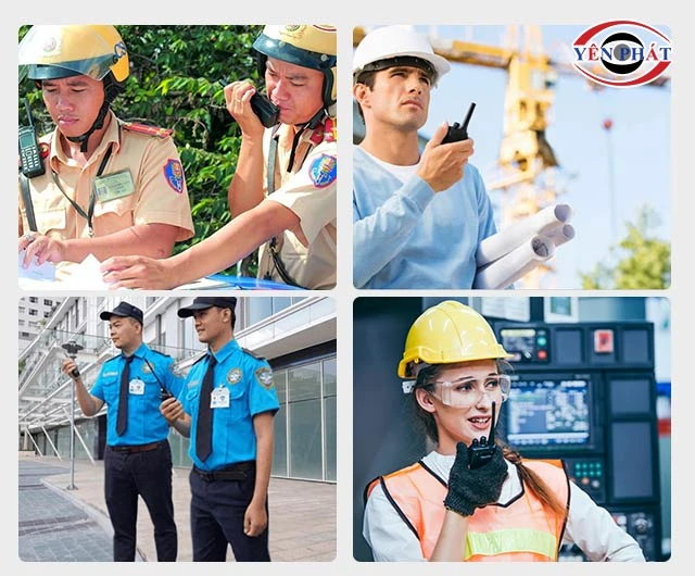 Ứng dụng của máy bộ đàm HYT TC-446S (UHF)