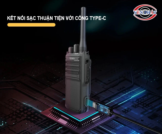 kết nối cổng sạc dễ dàng