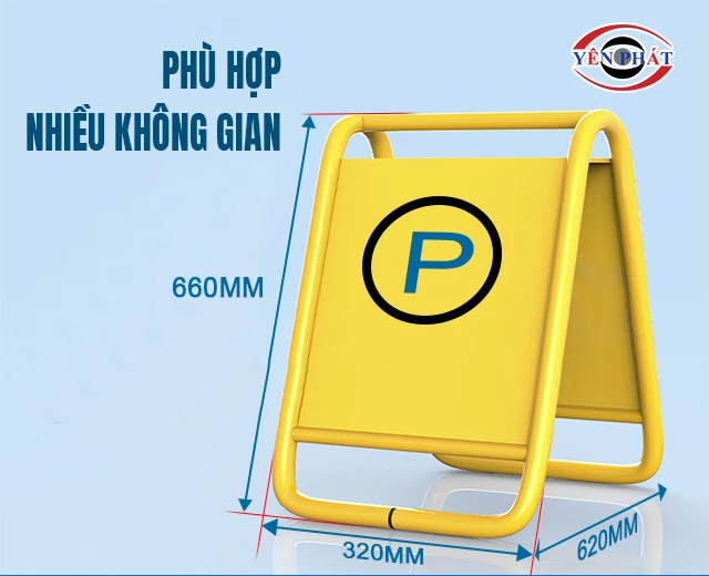 kích thước của biển báo hiệu màu vàng B16